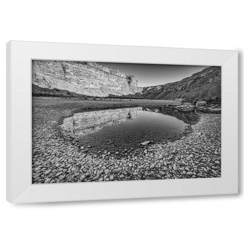 Pool-Colorado River-Moab-Utah White Modern Wood Framed Art Print by Ford, John
