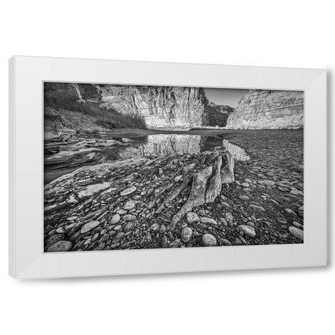 Pool-Colorado River-Moab-Utah White Modern Wood Framed Art Print by Ford, John