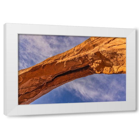 North Window Arch--Arches National Park-Utah White Modern Wood Framed Art Print by Ford, John