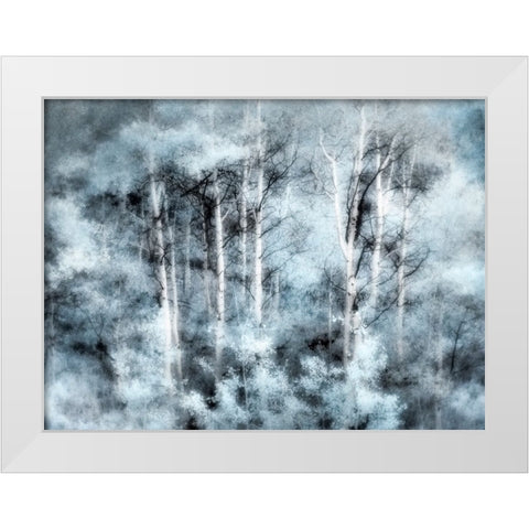 USA-Utah-Aspen Grove in infrared of the Logan Pass area White Modern Wood Framed Art Print by Eggers, Terry