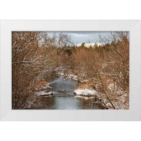 USA-Vermont-Morrisville White Modern Wood Framed Art Print by Jones, Allison