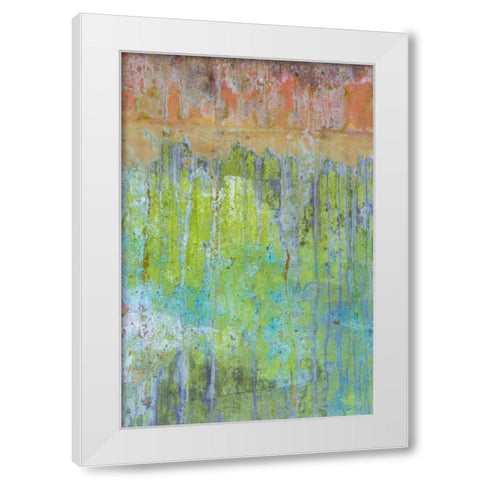 Washington, Fort Hayden Abstract painted wall White Modern Wood Framed Art Print by Paulson, Don