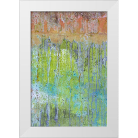 Washington, Fort Hayden Abstract painted wall White Modern Wood Framed Art Print by Paulson, Don