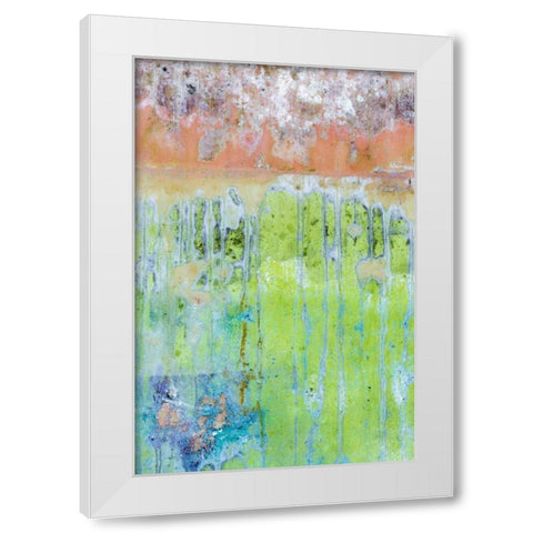 Washington, Fort Hayden Abstract painted wall White Modern Wood Framed Art Print by Paulson, Don