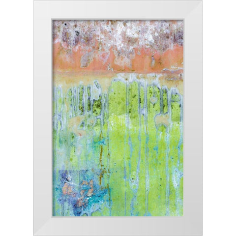 Washington, Fort Hayden Abstract painted wall White Modern Wood Framed Art Print by Paulson, Don