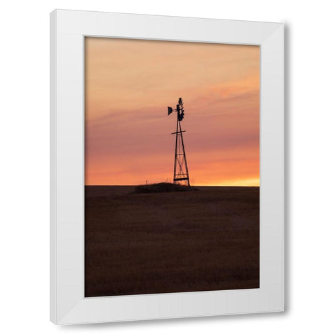 USA- Washington State- Whitman County- Palouse White Modern Wood Framed Art Print by Wilson, Emily M.