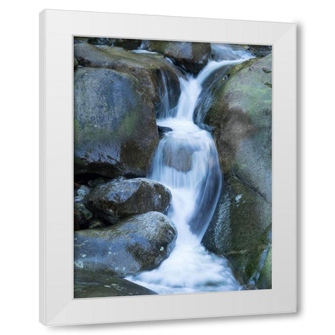 Washington State Central Cascades-Martin Creek Falls White Modern Wood Framed Art Print by Wild, Jamie and Judy
