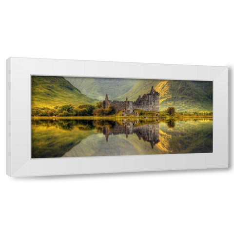 Kilchurn White Modern Wood Framed Art Print by Kruczynski, Wojciech