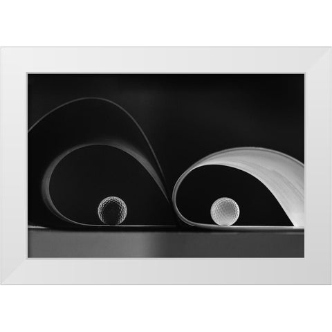 Same-But Diferents White Modern Wood Framed Art Print by Azevedo, Olavo