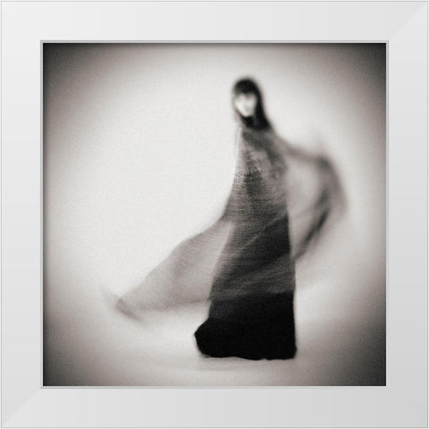 Swing White Modern Wood Framed Art Print by Brackstone, Mel