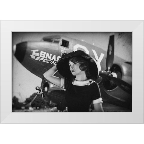 Spirit Of Adventure White Modern Wood Framed Art Print by Allicot, Manu