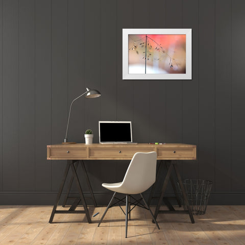 Morning Glow White Modern Wood Framed Art Print by Westum, Heidi