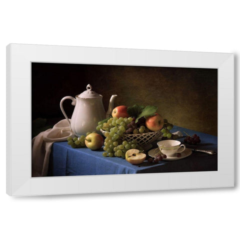 Di Dandsup2 White Modern Wood Framed Art Print by Skorokhod, Tatyana