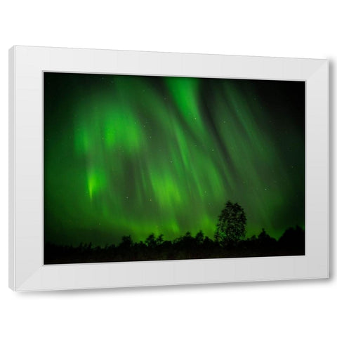 My Perfect Night White Modern Wood Framed Art Print by Caroline Stroksnes, Mette