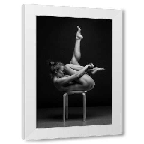 Bodyscape White Modern Wood Framed Art Print by Belovodchenko, Anton