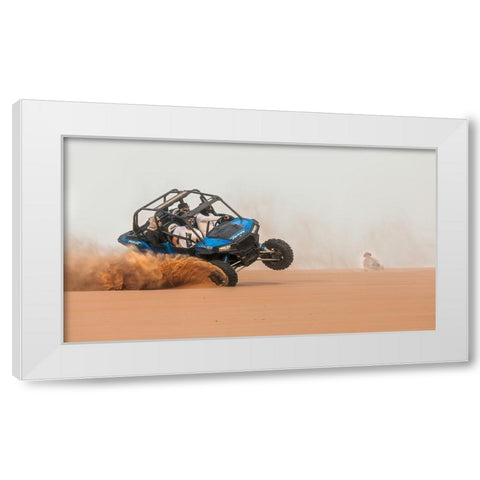 Drifting White Modern Wood Framed Art Print by Al Adwan, Rami