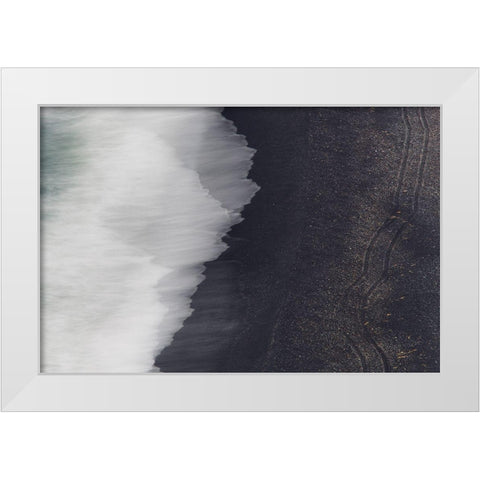 Signs White Modern Wood Framed Art Print by Serra, Damiano