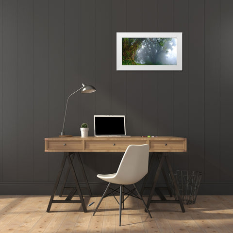 Inside The Clouds White Modern Wood Framed Art Print by Schemel, Bertram