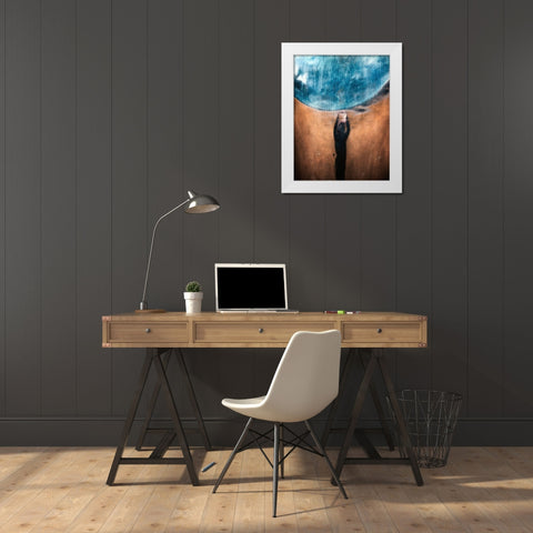 The Offering. White Modern Wood Framed Art Print by Verschelden, Harry