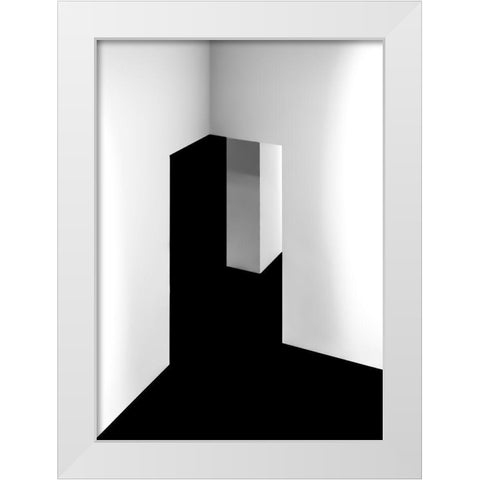 Untitled White Modern Wood Framed Art Print by Schuster, Inge