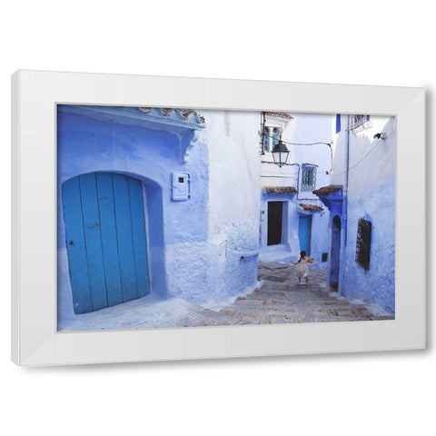 Child Blues White Modern Wood Framed Art Print by Bruno, Giacomo