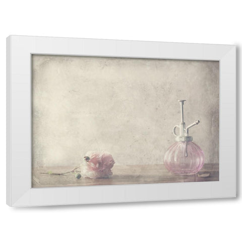 Stay White Modern Wood Framed Art Print by Devos, Delphine