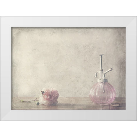 Stay White Modern Wood Framed Art Print by Devos, Delphine