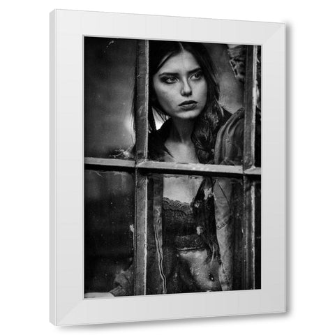 Awaiting.... White Modern Wood Framed Art Print by Peter Muller Photography