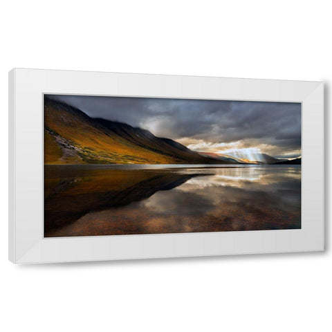 Breakthrough White Modern Wood Framed Art Print by Fan, John