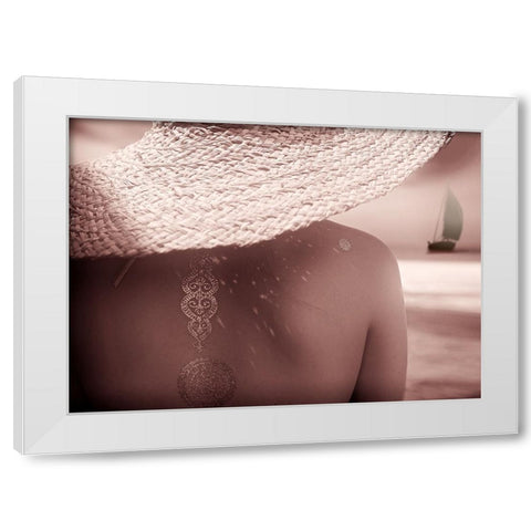 Till Next Time... White Modern Wood Framed Art Print by Tomika