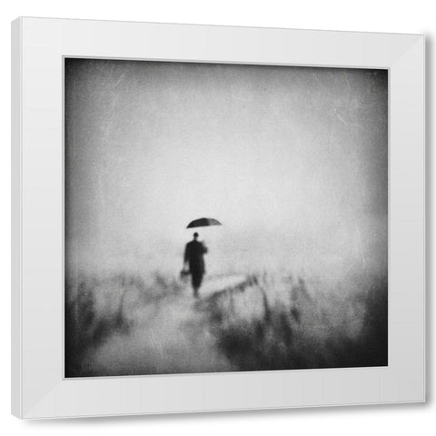 Untitled White Modern Wood Framed Art Print by Alrasyid, Ajie