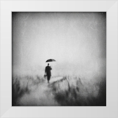 Untitled White Modern Wood Framed Art Print by Alrasyid, Ajie