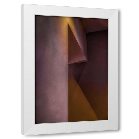 Untitled White Modern Wood Framed Art Print by Schuster, Inge