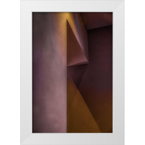 Untitled White Modern Wood Framed Art Print by Schuster, Inge