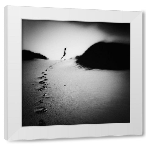 I Dont Think About You Anymore White Modern Wood Framed Art Print by Correia, Rui