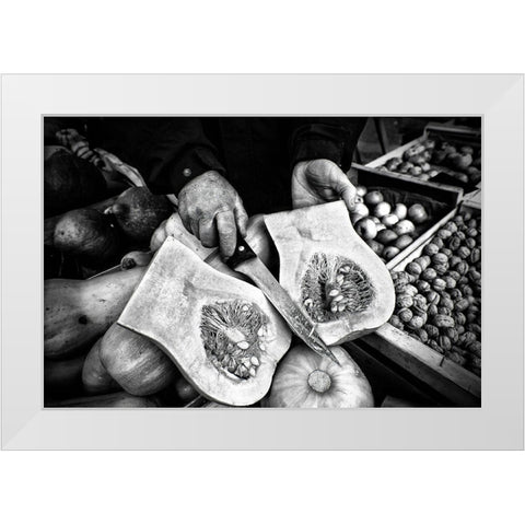 The Maraarcher White Modern Wood Framed Art Print by Allicot, Manu