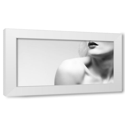 Mystery White Modern Wood Framed Art Print by Ashton-Jones, Howard