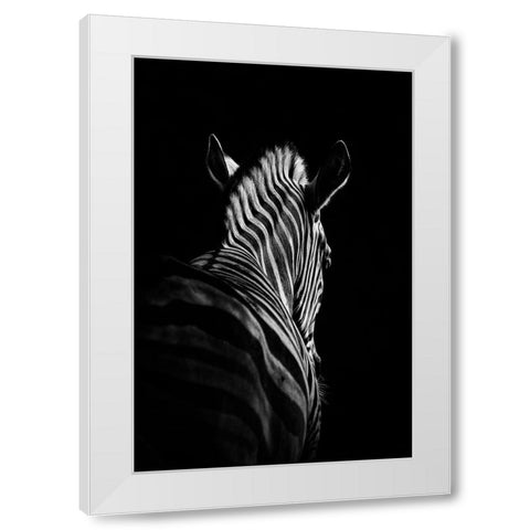 Stepping Down #6 White Modern Wood Framed Art Print by Meermann, Christian