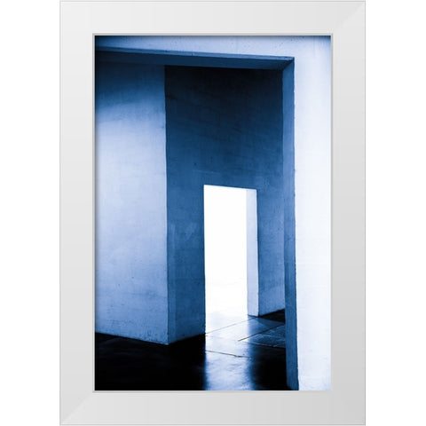 Untitled White Modern Wood Framed Art Print by Schuster, Inge