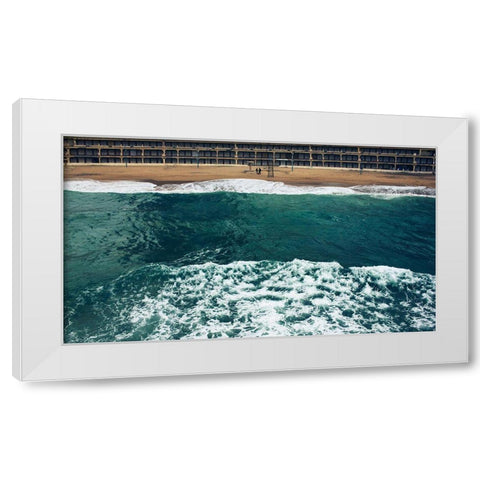 Untitled White Modern Wood Framed Art Print by Fawzy Kutp, Mohamed