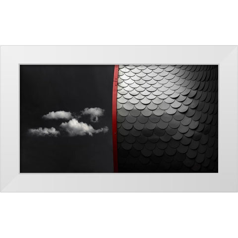 Free White Modern Wood Framed Art Print by Huybrighs, Marc