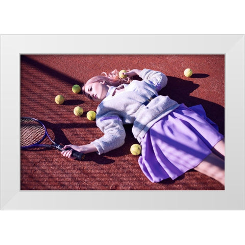 Well Played White Modern Wood Framed Art Print by Breier, Andrei