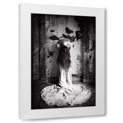 The Origins White Modern Wood Framed Art Print by Bolgov, Ruslan
