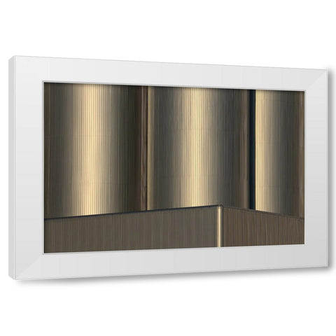 Tanks White Modern Wood Framed Art Print by Hawerkamp, Hans-Wolfgang