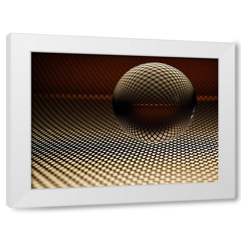 Midnight White Modern Wood Framed Art Print by Westum, Heidi