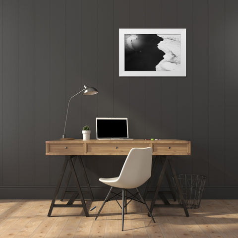 Guess Things Happen That Way White Modern Wood Framed Art Print by Correia, Rui