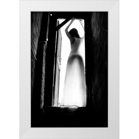 Welcoming Sunshine White Modern Wood Framed Art Print by Mest, Olga