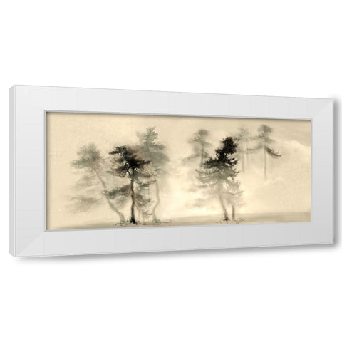 Untitled White Modern Wood Framed Art Print by Kudriavtseva, Anna