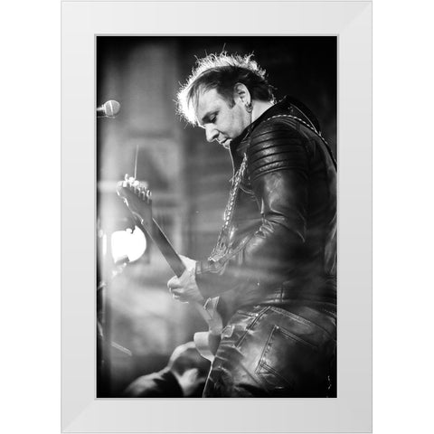 Itaas Only Rock And Roll White Modern Wood Framed Art Print by Domont, Jois