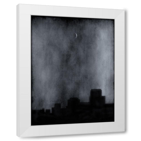 Sliver White Modern Wood Framed Art Print by Hummel, Jeffrey